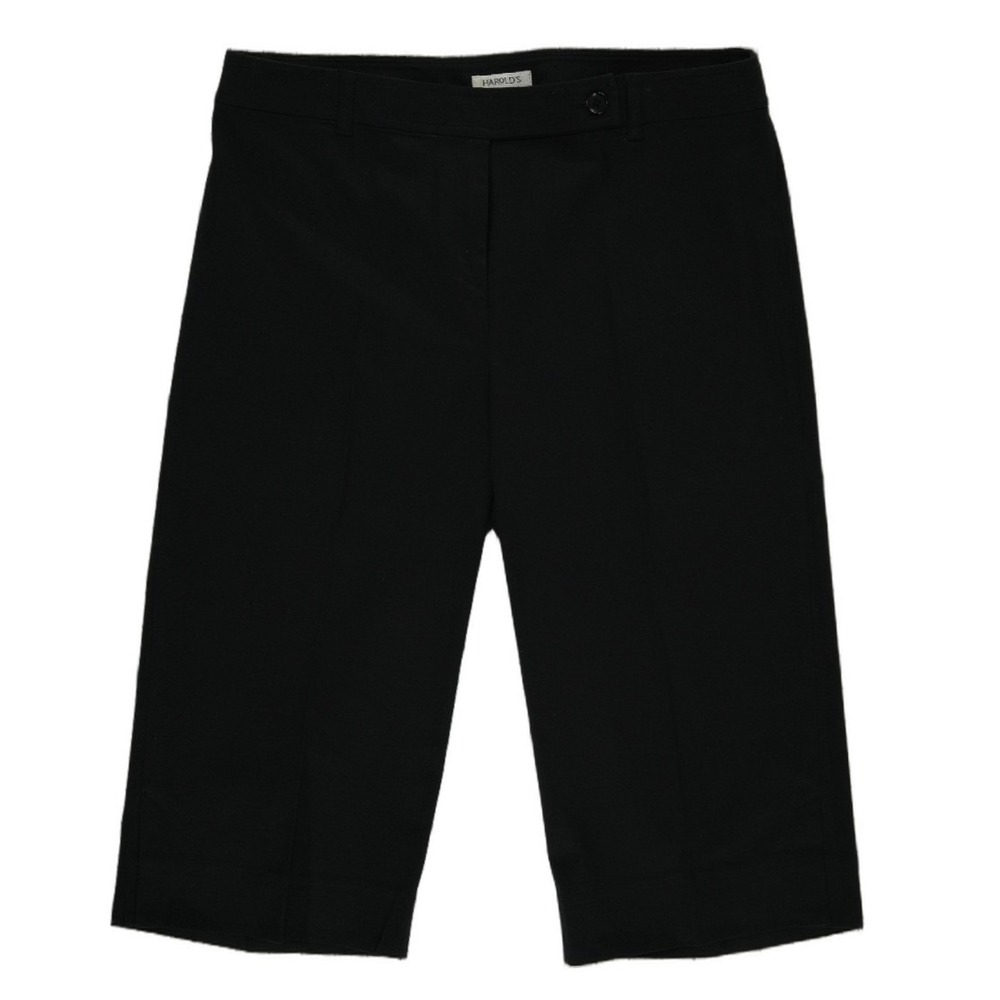 Harold's Bermuda Shorts Women's Size‎ 10 Black Tailored Cotton Knee Length